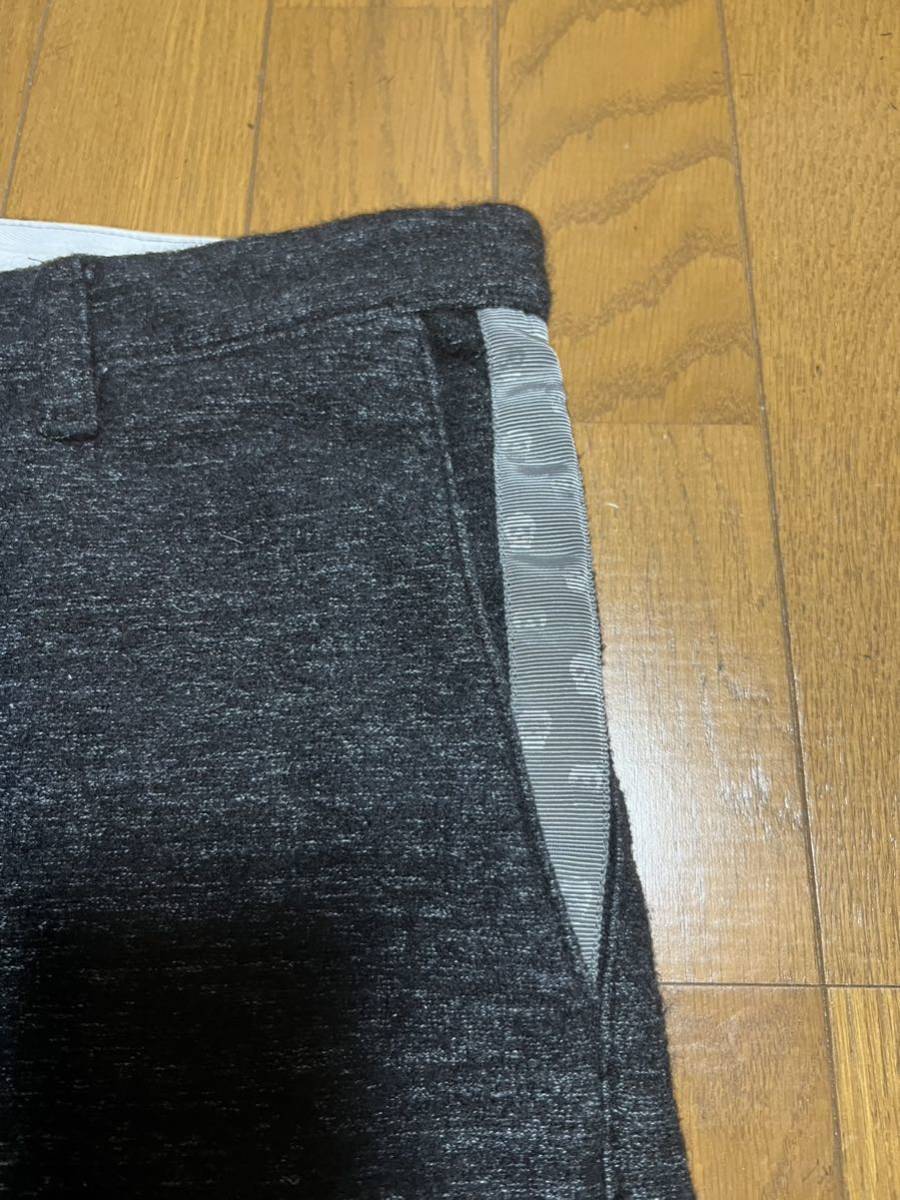 MARK&LONA マークアンドロナ メランジ生地ストレッチ パンツ XL 高品質