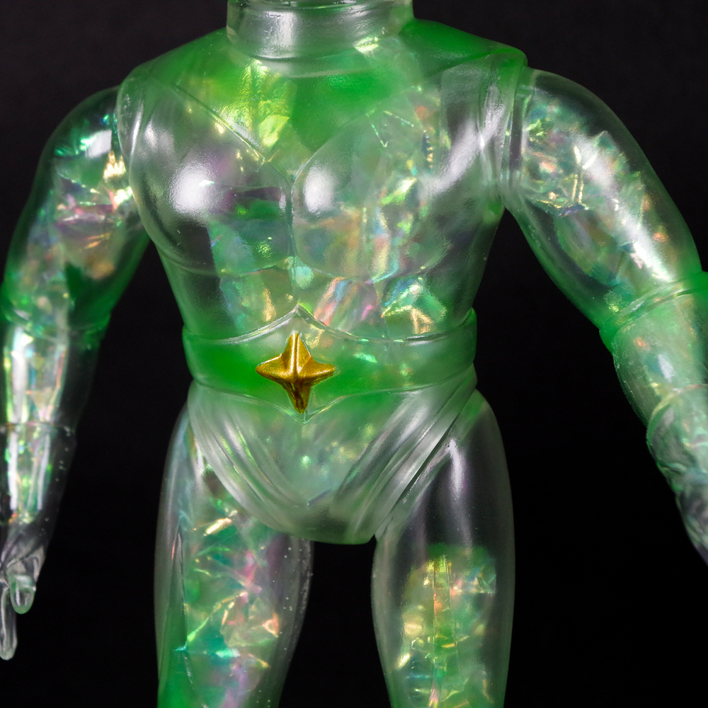 未開封 新品 ミラーマン オーロラクリア ブルマァク 復刻版 ソフビ 