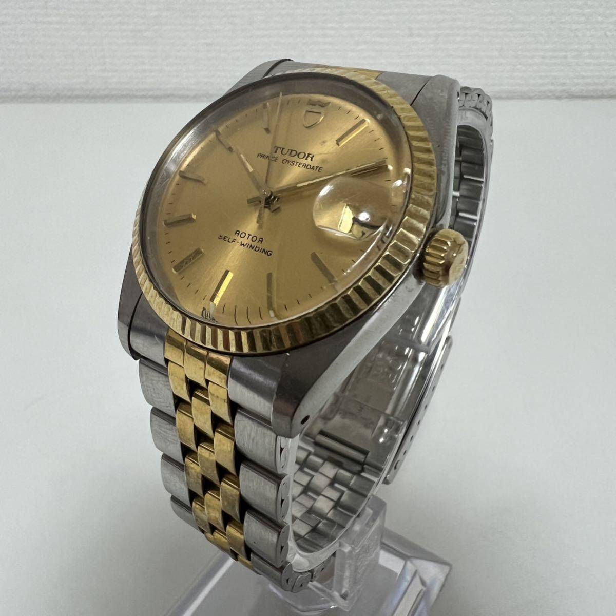 TUDOR チュードル 自動巻 プリンス オイスターデイト 74033 B番 コンビ