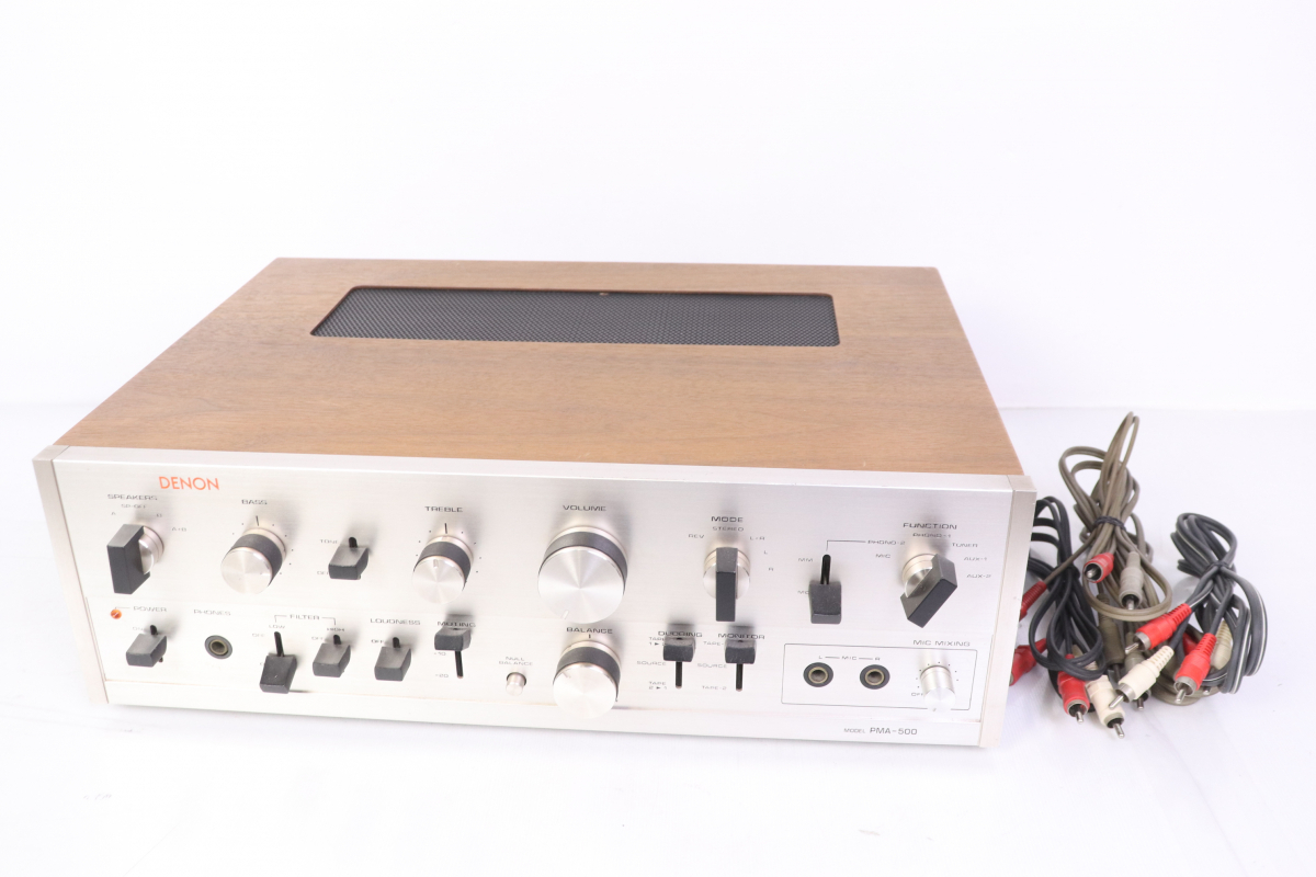 【ト葛】 DENON デノン プリメインアンプ PMA-500 オーディオ機器 CAZ01CAA62