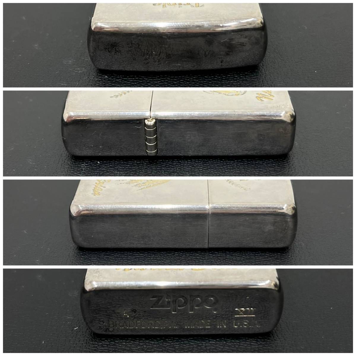 zippo Narita Brian Triple Crown 両面ゴールド刻印 ヴィンテージ 1996 