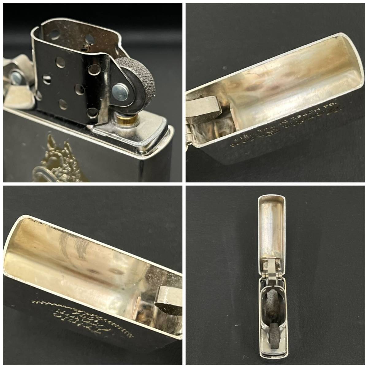 zippo Narita Brian Triple Crown 両面ゴールド刻印 ヴィンテージ 1996 