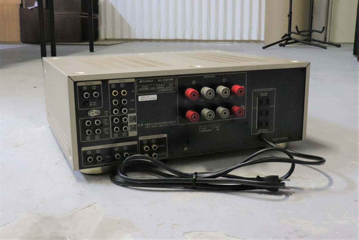 極上の響きに解像感！SANSUI AU-α607MR プリメインアンプ インテグレー