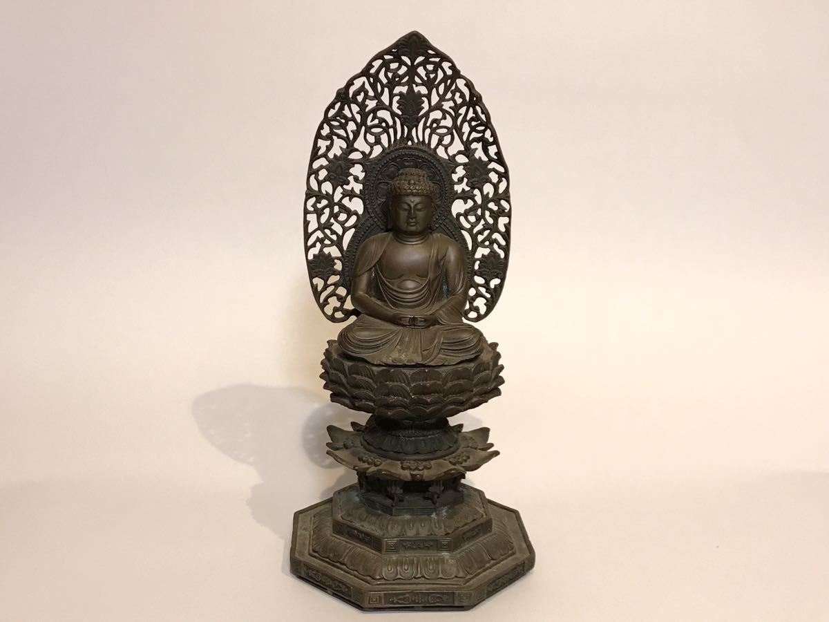 仏像 仏教美術 銅製 時代物 置物 チベット 古銅 唐物 観音 中国 銅 