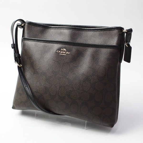 COACH コーチ シグネチャー ショルダーバッグ 斜め掛け レディース PVC 23-0215bu03