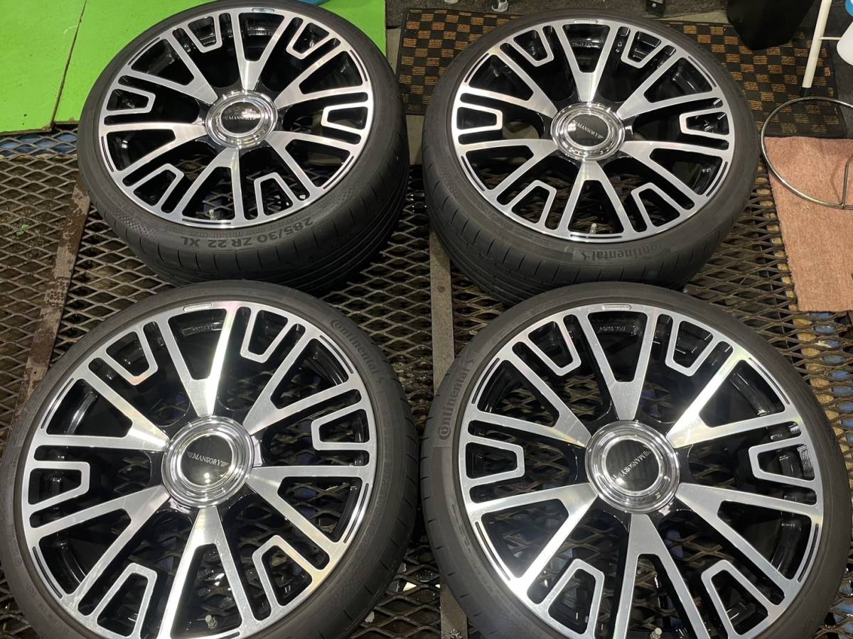 売切スタート!LEXUSレクサスLS等,MANSORYホイール,285/30R22,PCD120 