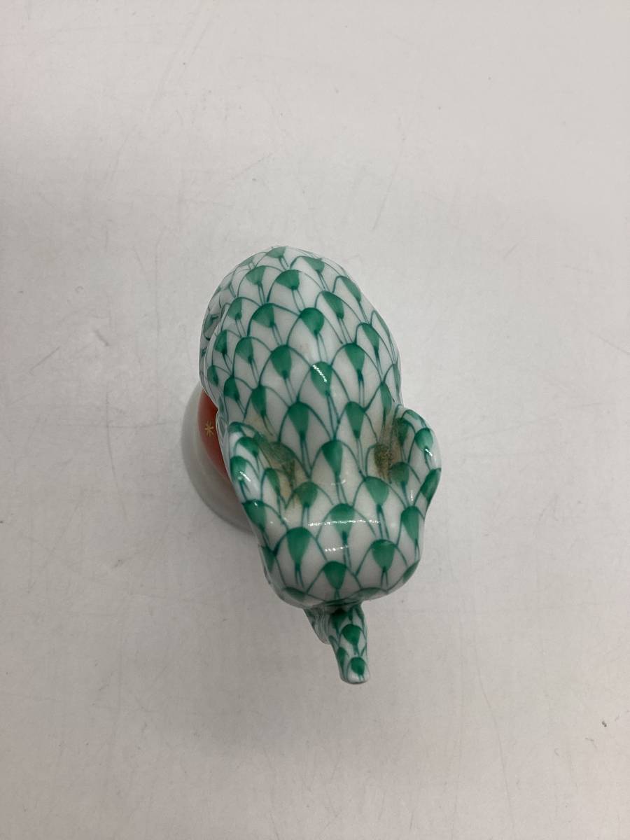 HEREND ヘレンド フィギュリン ぞう 象 ゾウ ブルー 青 【公式通販】
