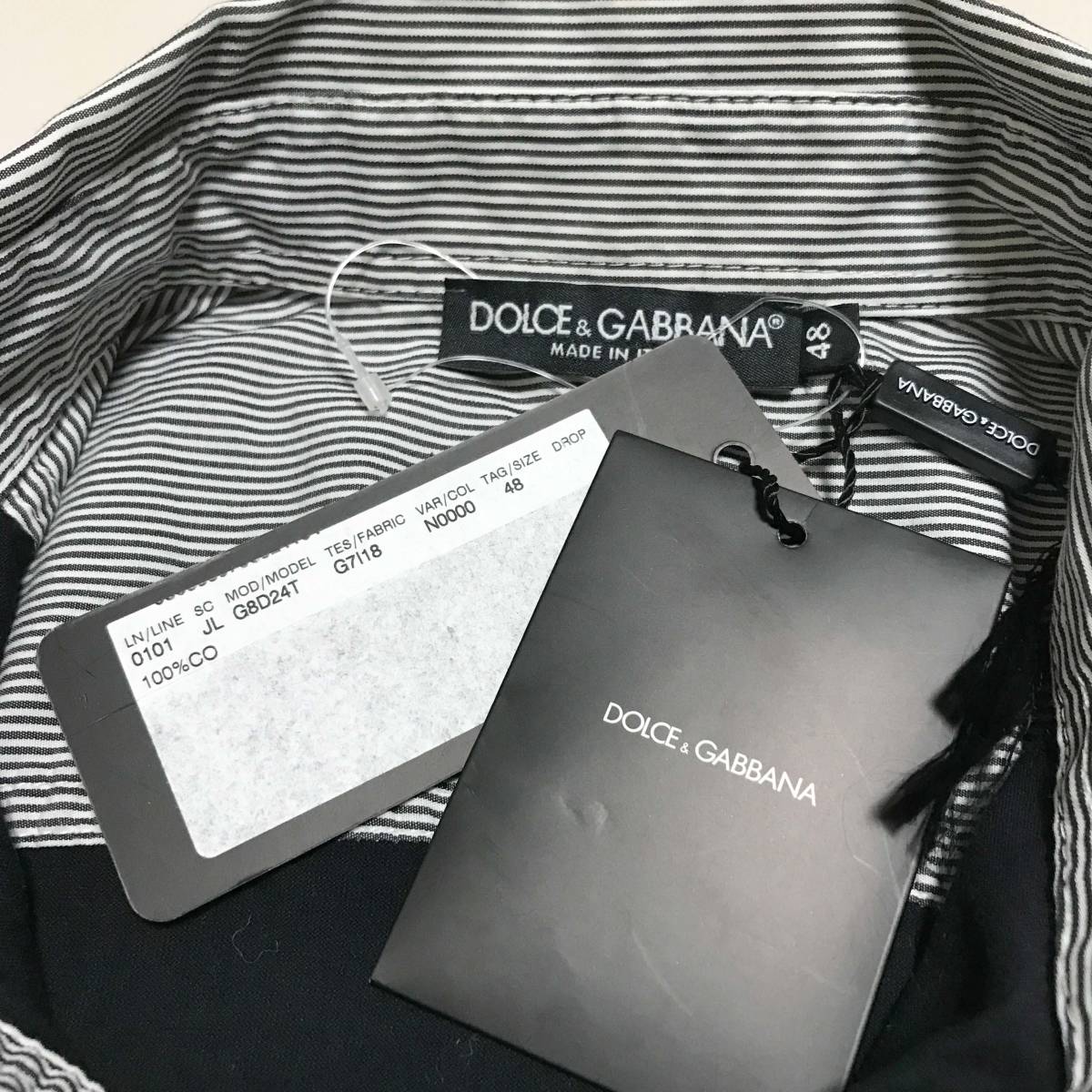 ドルチェ＆ガッバーナ ポロシャツ メンズ48 半袖 黒ブラック D&G 