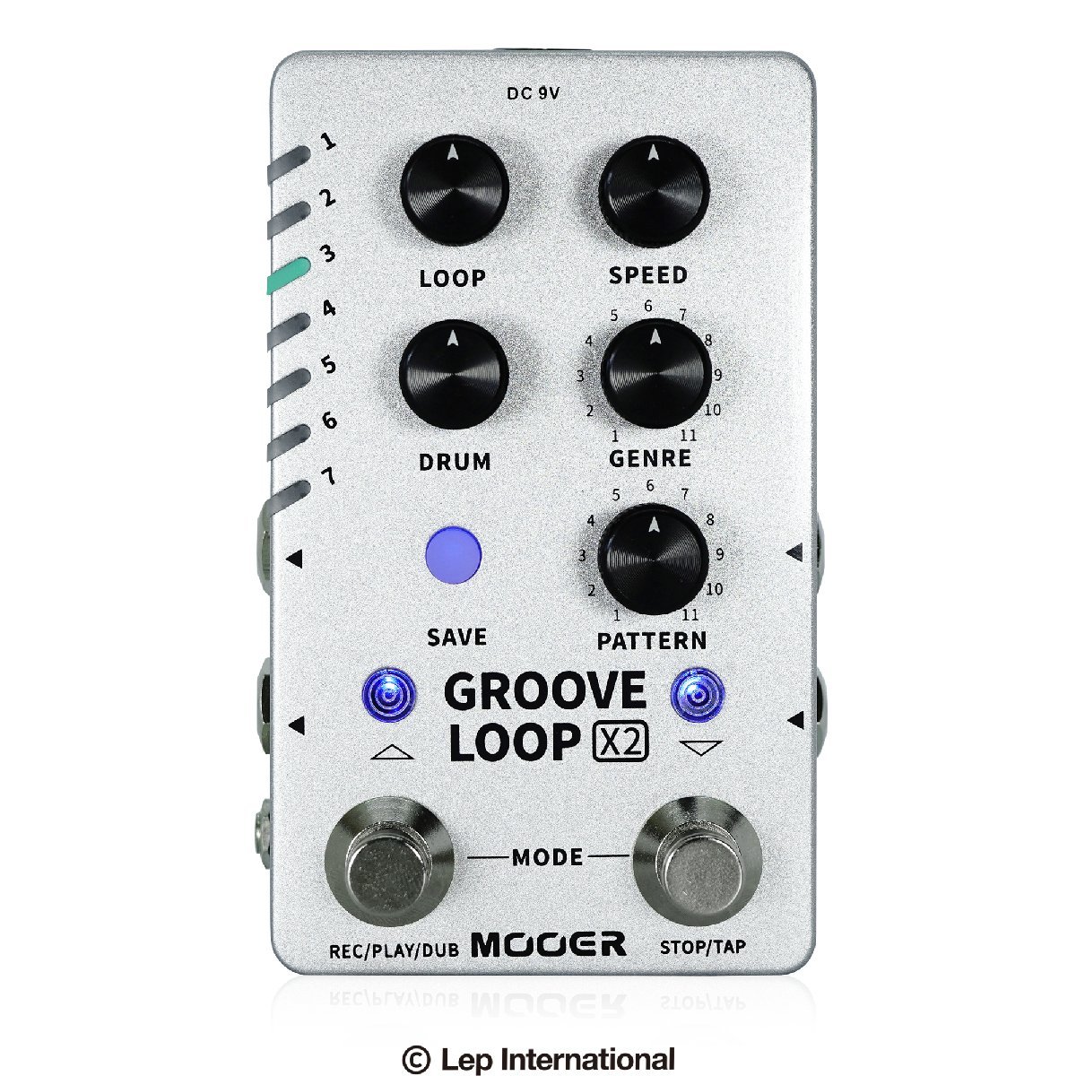 最落無し! Mooer　GROOVE LOOP X2　/ a40986　14のループを保存できるステレオループペダル！　1円