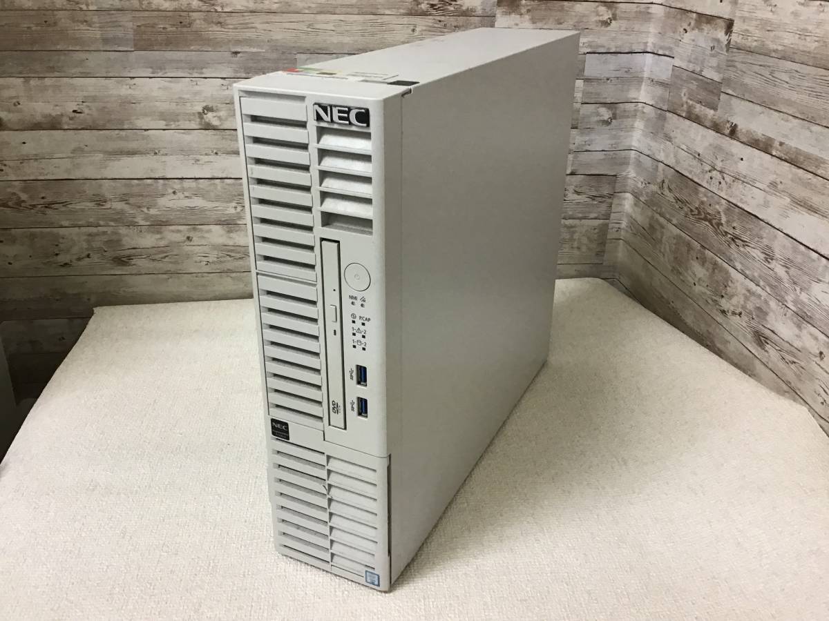 大容量HDD 6TB×2基★Express 5800/T110h-S★水冷Xeon E3-1220 v5+M8GB★Win SERVER 2012 STD COA有★BIOS起動OK★現状渡し