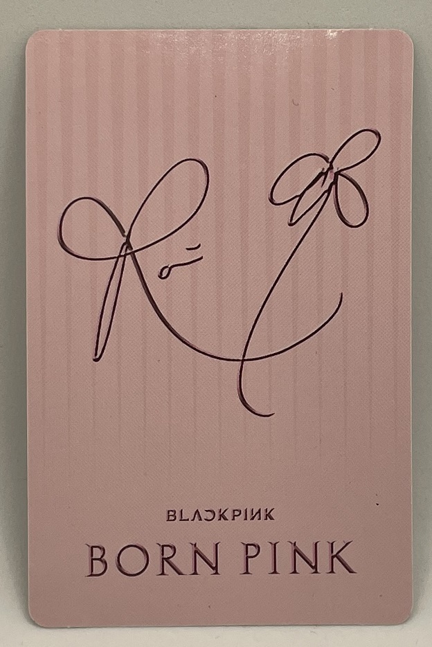BLACKPINK【ロゼ】直筆サイン入り☆公式トレカ(サイン)｜売買された
