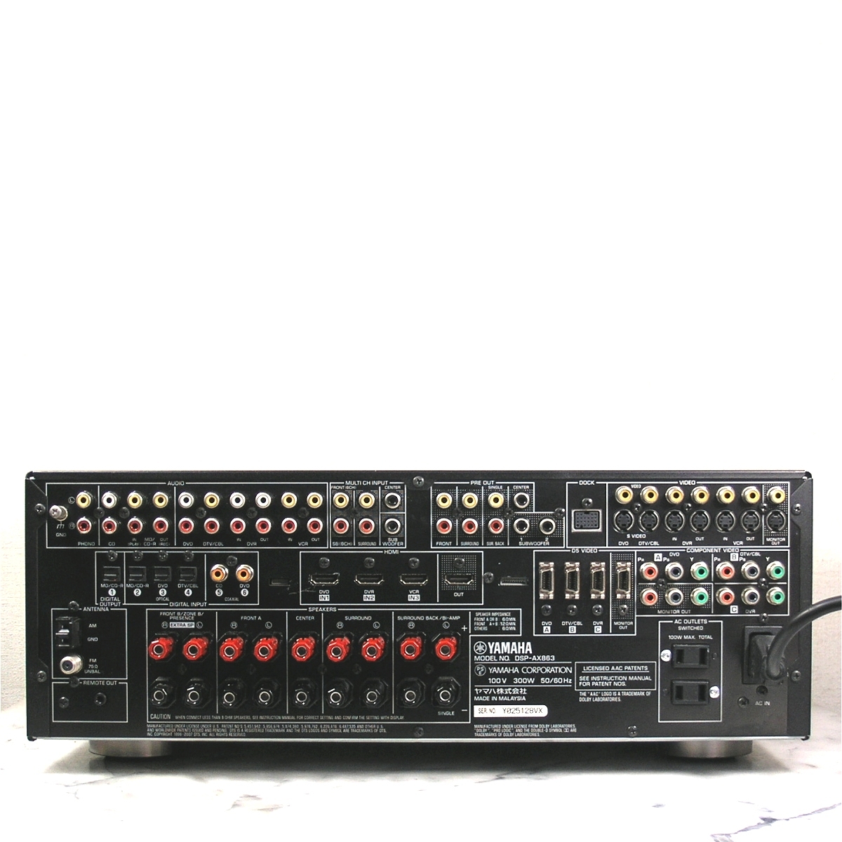 YAMAHA ☆ YAMAHA/ヤマハ AVアンプ DSP-AX863 ☆ ヤマハ DSP YAMAHA ☆ YAMAHA/ヤマハ AVアンプ DSP-AX863 ☆ ヤマハ DSP
