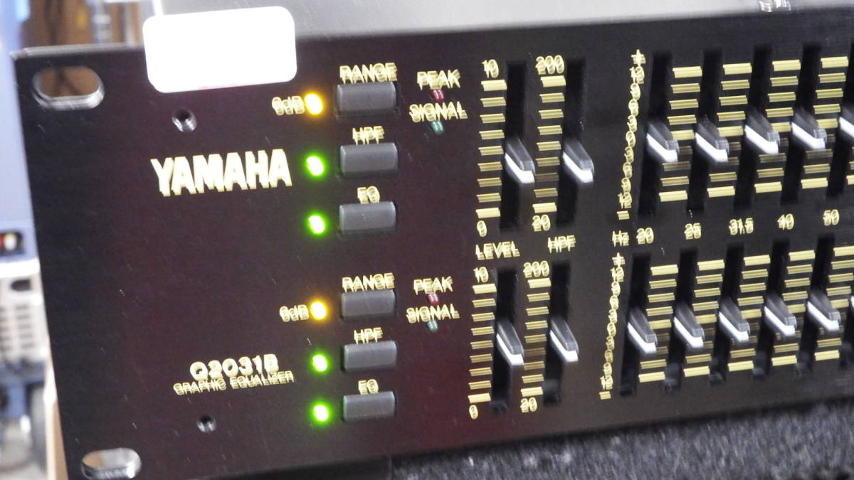 オーディオ機器 YAMAHA Q2031Bグラフィックイコライザー EQ ヤマハ