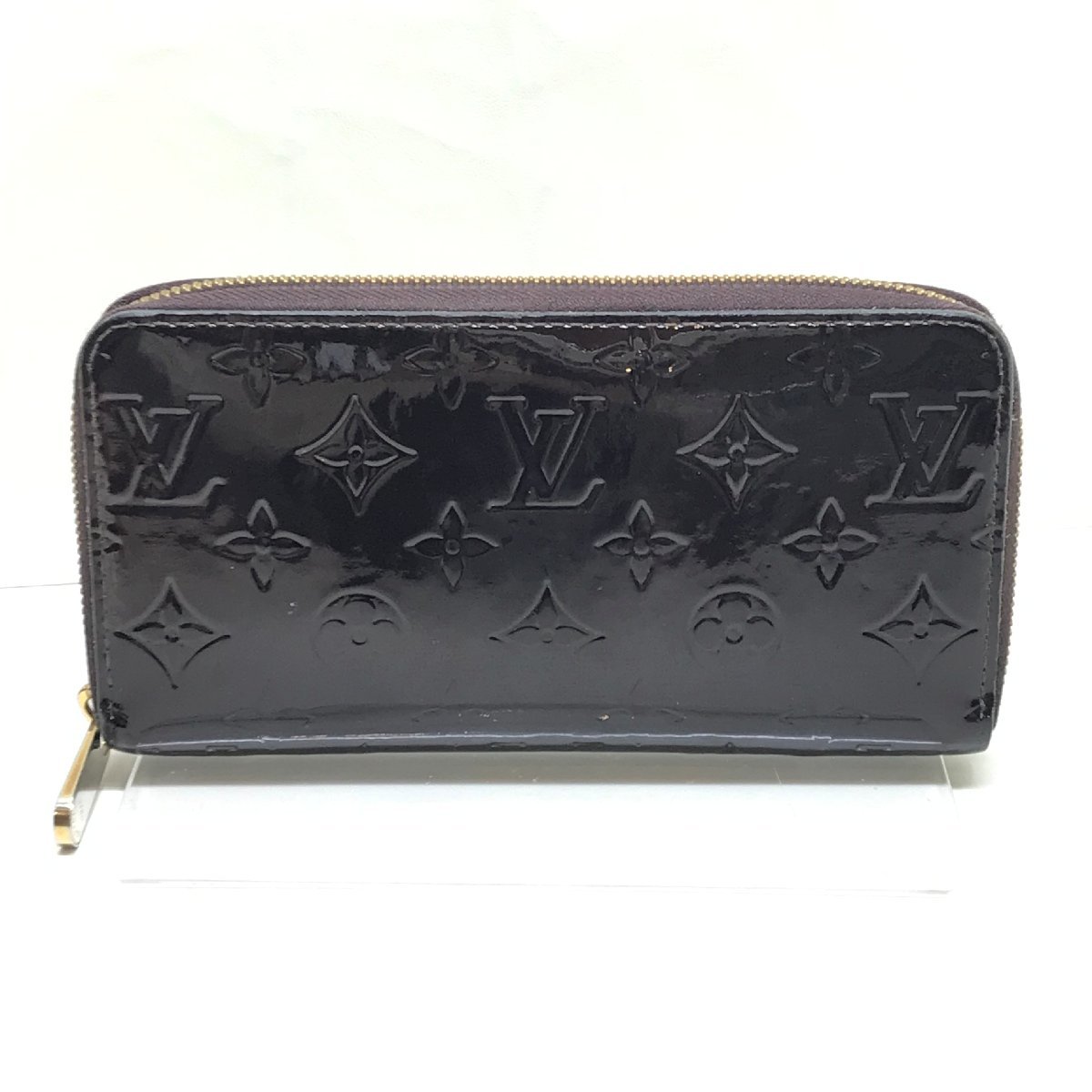 LOUIS VUITTON ルイヴィトン LV ヴェルニ アマラント ジッピー 