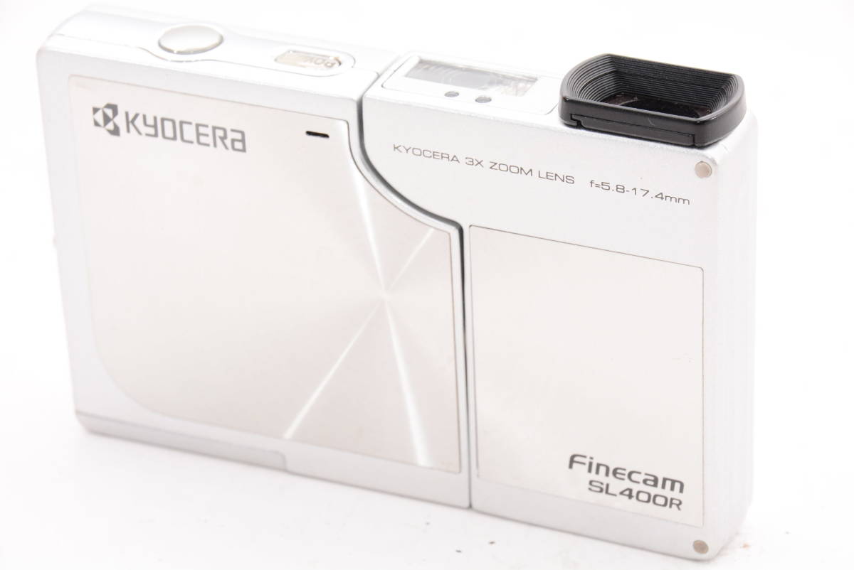 外観並級】KYOCERA キョーセラ FINECAM SL400R デジタルカメラ