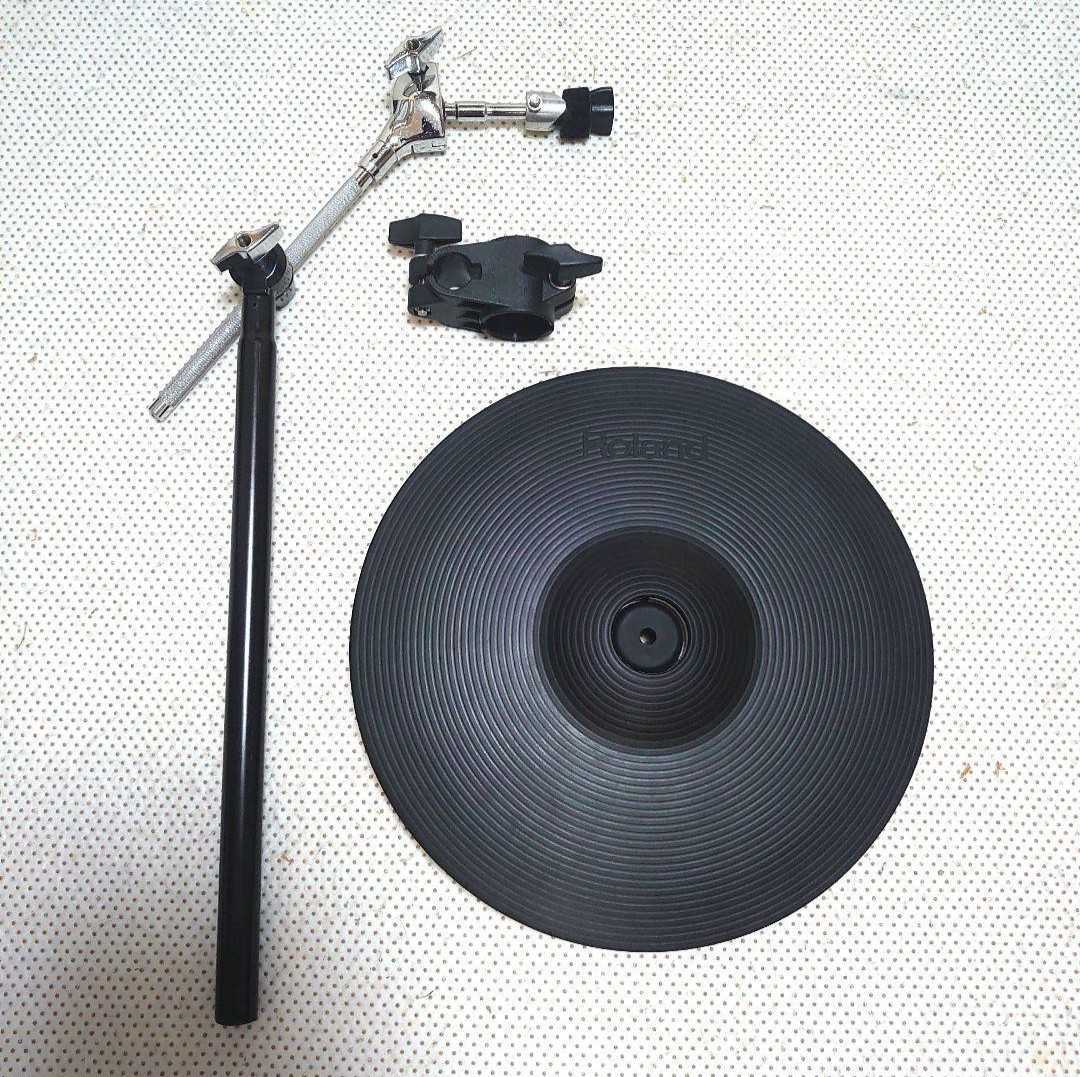 美品 Roland CY-13R ライド シンバル マウント ① ローランド