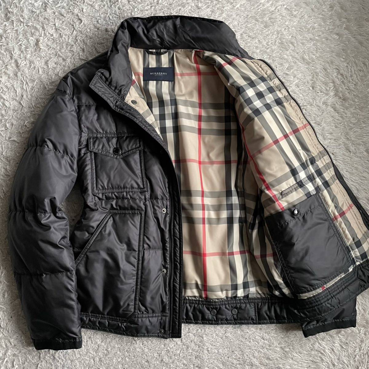 309 【未使用級】バーバリーロンドン『英国調漂う』Burberry メガ