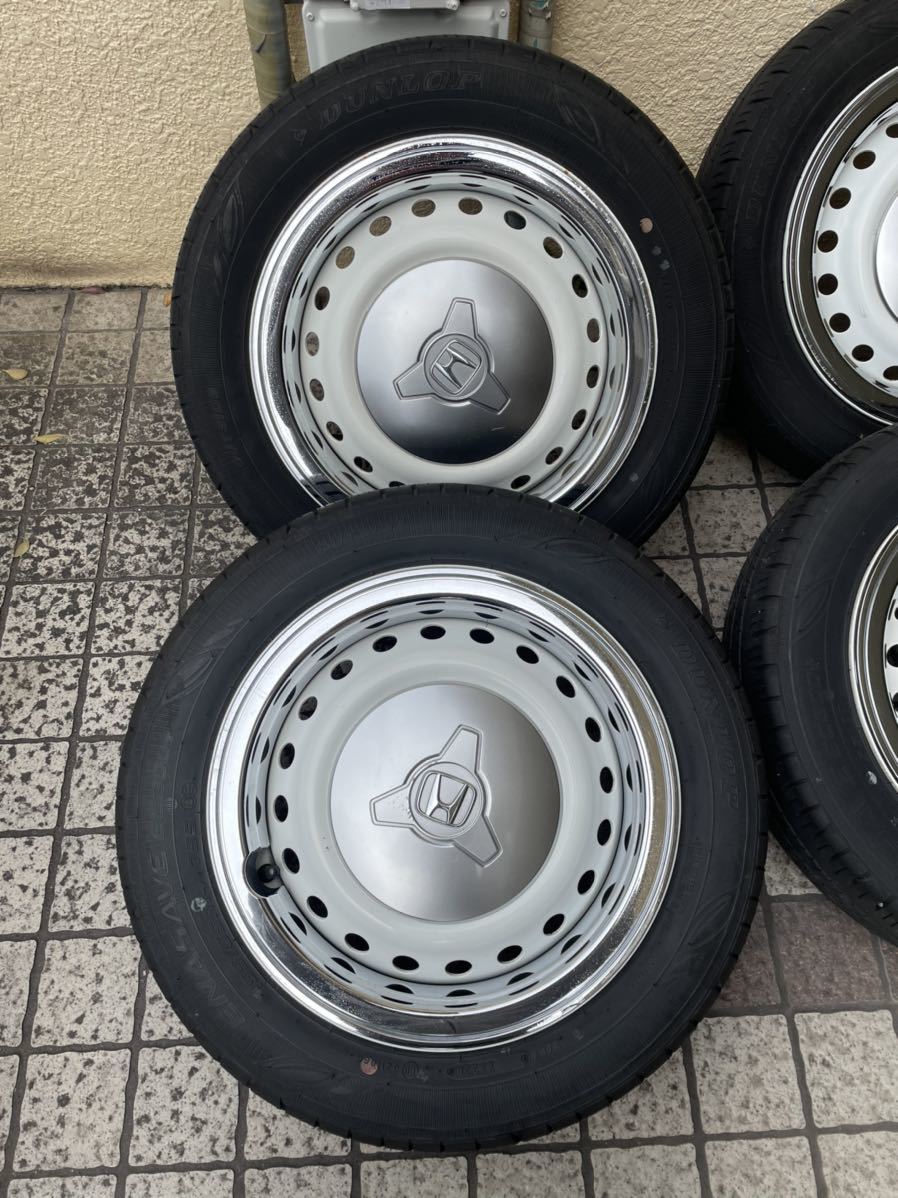 N-BOXスラッシュ 純正ホイール、タイヤ新品同様155/65R14(純正品