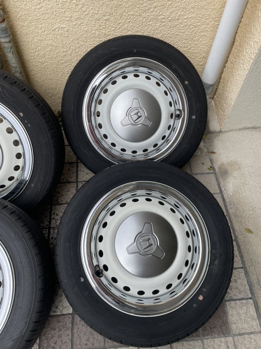 N-BOXスラッシュ 純正ホイール、タイヤ新品同様155/65R14(純正品