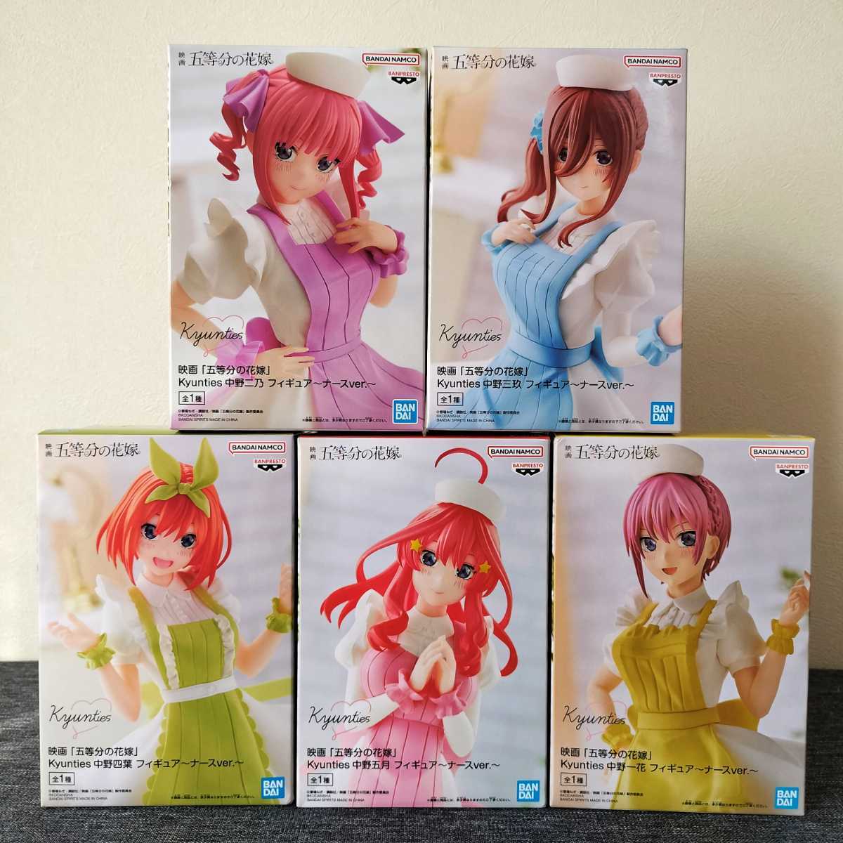 新品未開封！ 映画 五等分の花嫁 Kyunties 中野一花 中野二乃