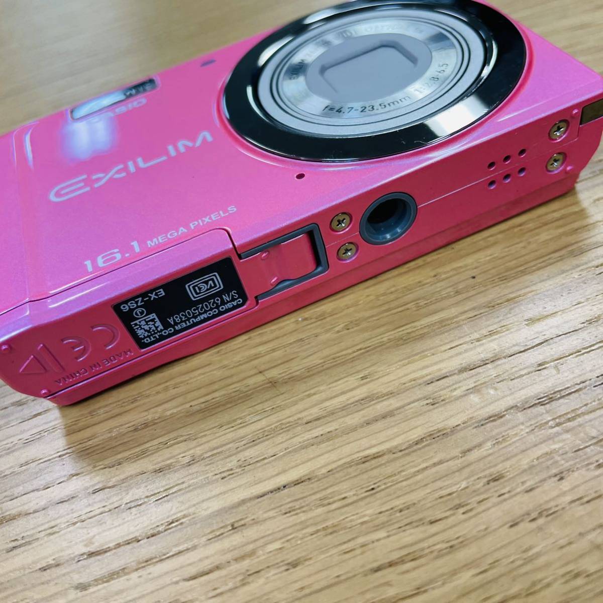 動作品 Casio EX-ZS6 ピンク コンパクトデジタルカメラ カシオ EXILIM