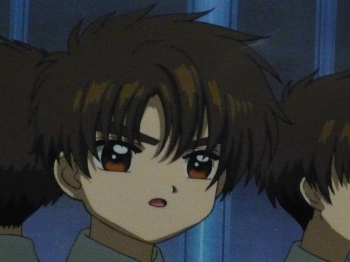 セル画 23-016 CS-75□鏡の部屋の小狼くん☆背景合致○カード