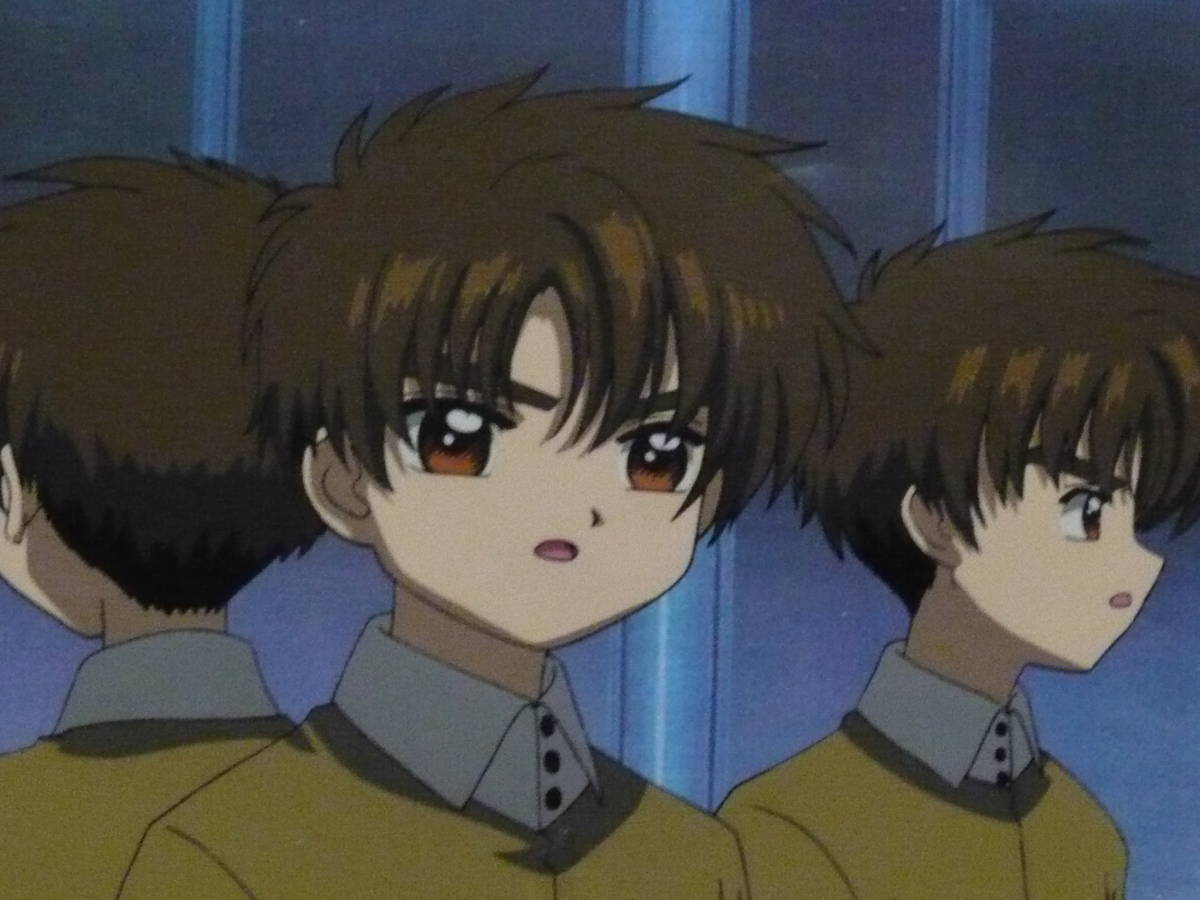 セル画 23-016 CS-75□鏡の部屋の小狼くん☆背景合致○カード