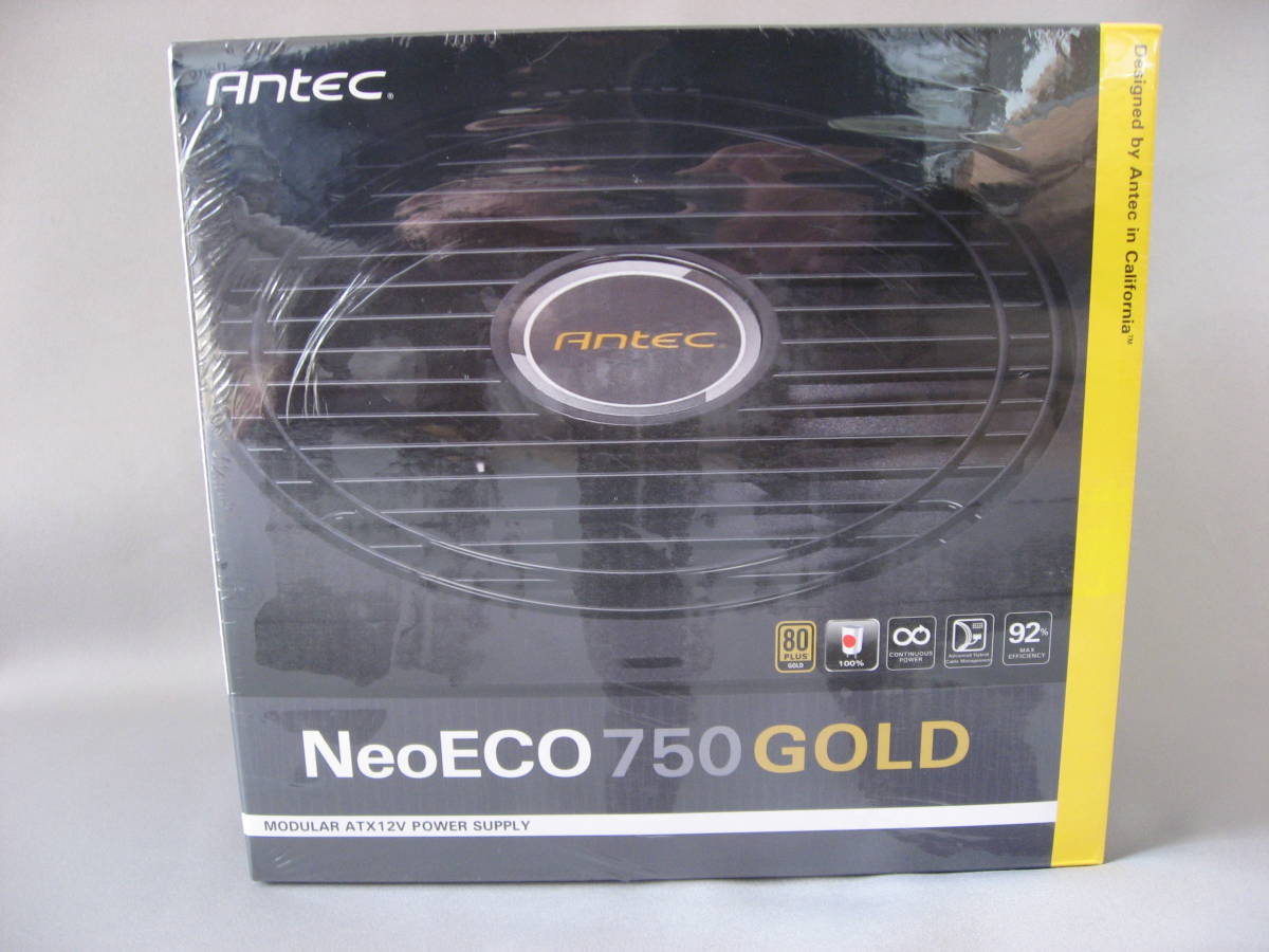 Antec】 新品未開封 NE750 GOLD (80PLUS GOLD) 高効率高耐久ATX電源