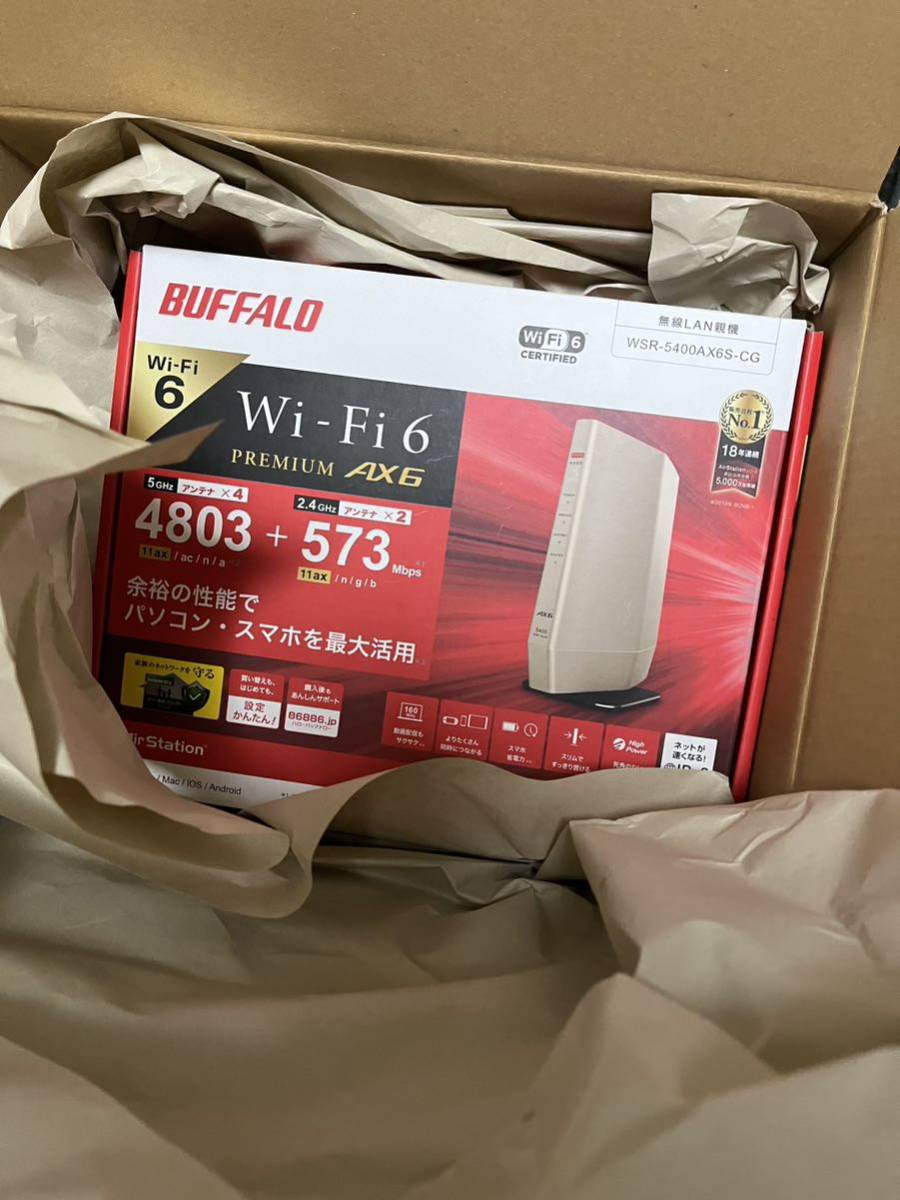  BUFFALO 無線LAN親機 無線LANルーター WSR5400AX6S-CG(無線LAN)｜売買されたオークション情報、yahooの商品情報をアーカイブ公開 - オークファン 無線LAN