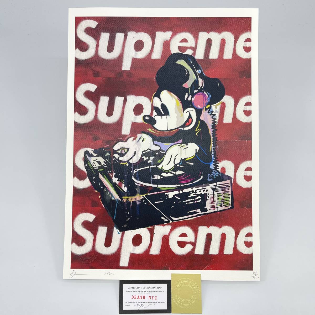 DEATH NYC ストリートアート□ 世界限定 【公式通販】