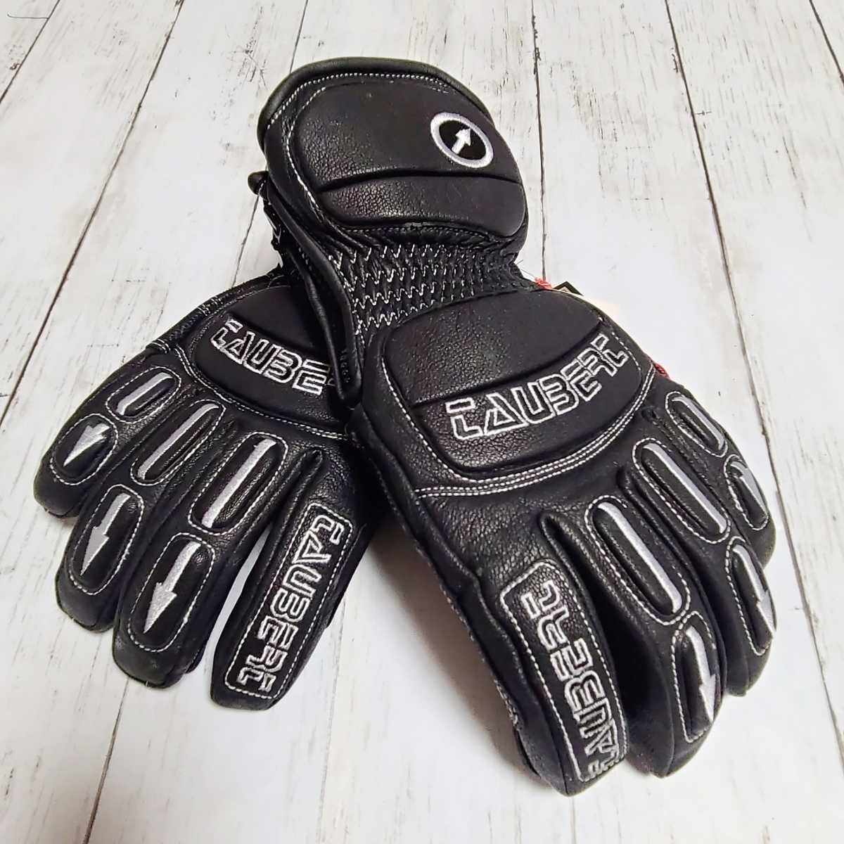 YM2760LL 日本製 TAUBERT トーバート スキーグローブ スノーボードグローブ 防寒防水 牛革 レザー スキー手袋 ブラック サイズL 展示品