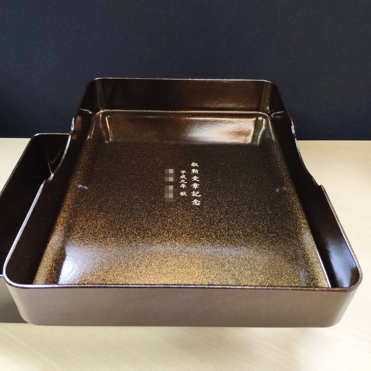 ☆稀少 未使用 天皇陛下からの御下賜品 菊の御紋入り☆ 叙勲受賞記念 