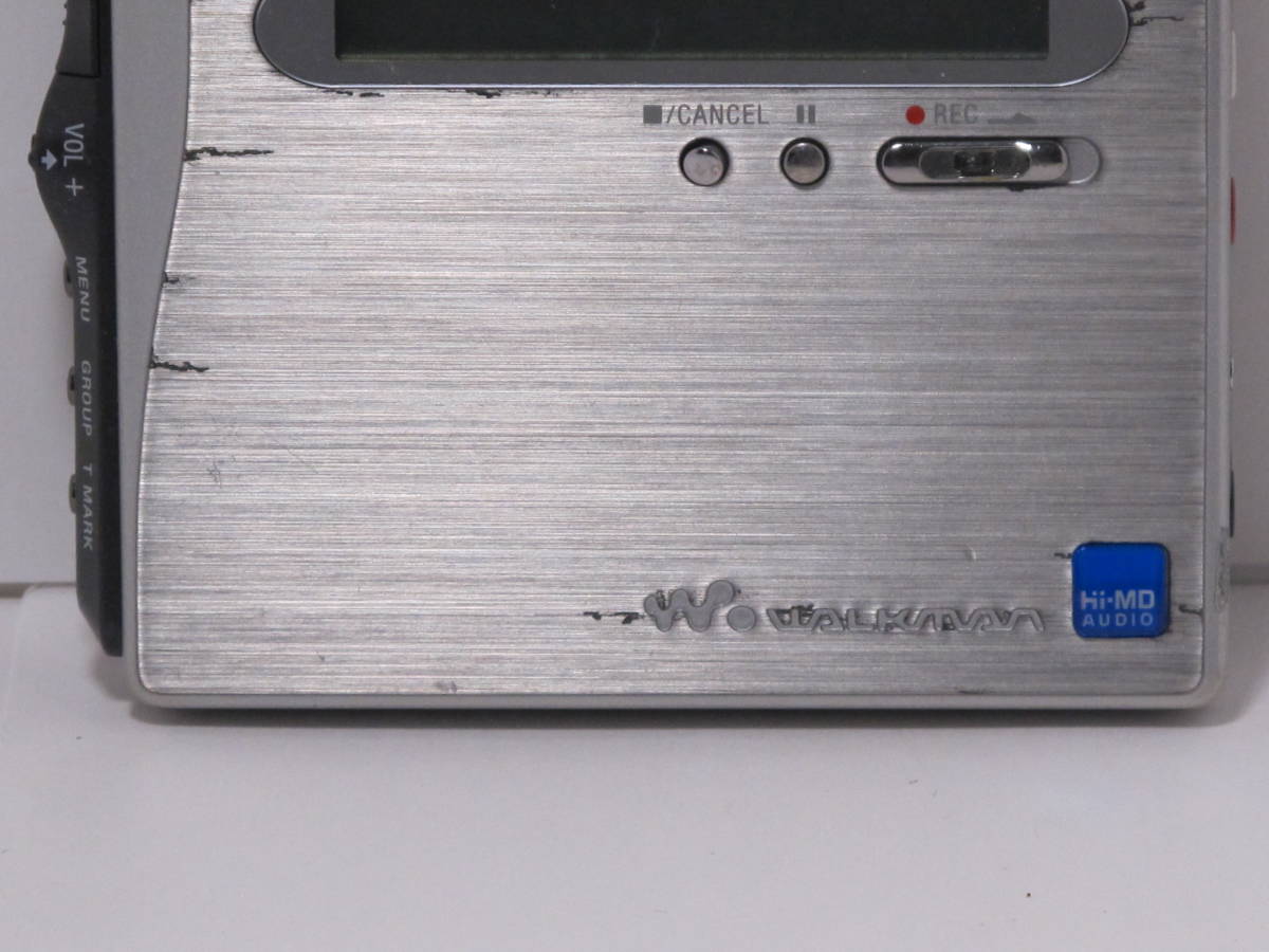 中古 SONY ソニー MD WALKMAN MZ-NH1 リモコン付き 動作未確認