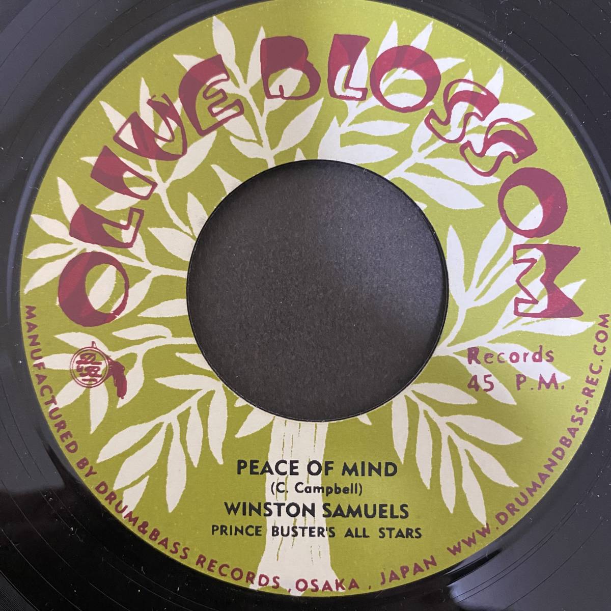 PEACE OF MIND/WINSTON SAMUELS 【公式通販】