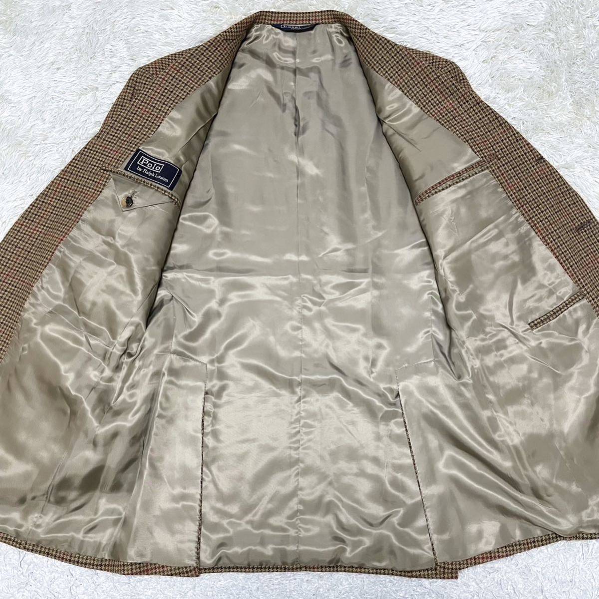 ポロバイラルフローレン Ralph by Lauren LAUREN RALPH POLO 超希少・超美品ポロラルフローレン Polo - トリプルポニー 極美品Polo スーツ 牛革仕様 ポロシャツXL ボタンダウン