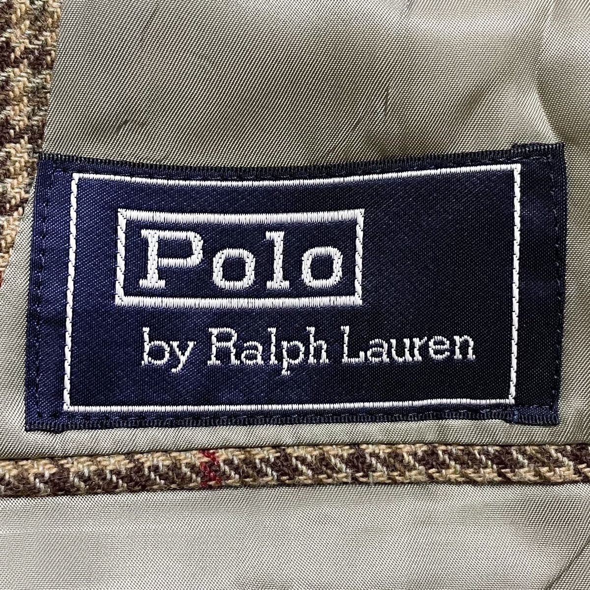 ポロバイラルフローレン Ralph by Lauren LAUREN RALPH POLO 超希少・超美品ポロラルフローレン Polo - トリプルポニー 極美品Polo スーツ 牛革仕様 ポロシャツXL ボタンダウン