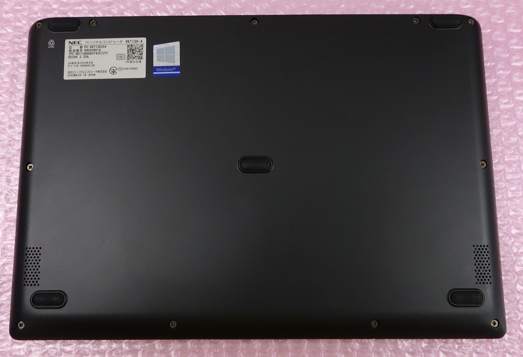 バッテリー良/NEC VersaPro VKT13H-4:i5-8200 ☆ 1円～ ジャンク NEC VersaPro VKT13H-4 Core i5 8200Y 1.3GHz 8GB