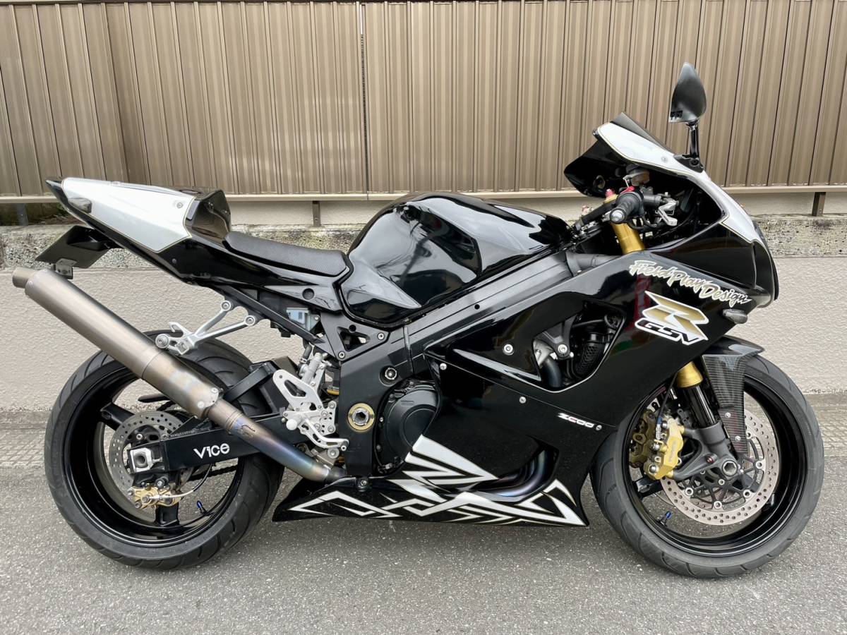 2004 GSX-R1000 K4 モトマップ正規 ブライトロジックチタンマフラー 