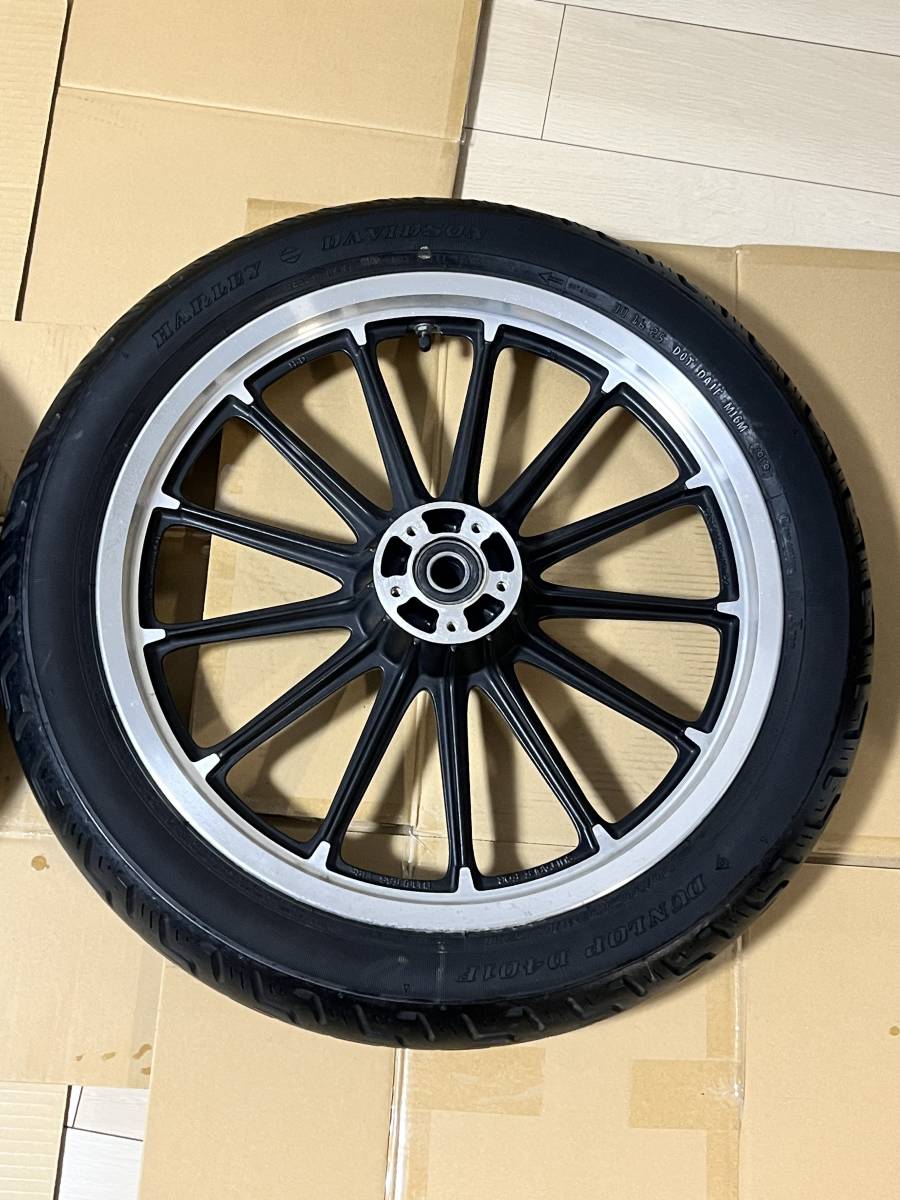 ハーレー 純正ホイール・タイヤセット 前後 ソフテイル デラックス