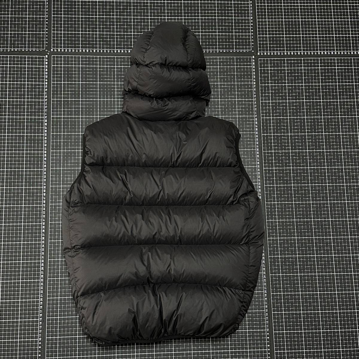 FEATHERED FRIENDS ブラックダウンベスト XX-Small Helios Down Puffer
