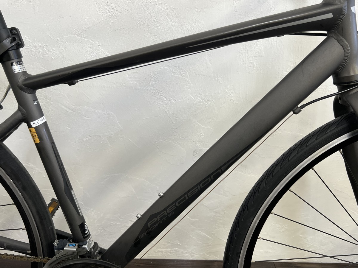 PRECISION SPORTS クロスバイク 470サイズ 自転車 8×3速 ギア 700×28C