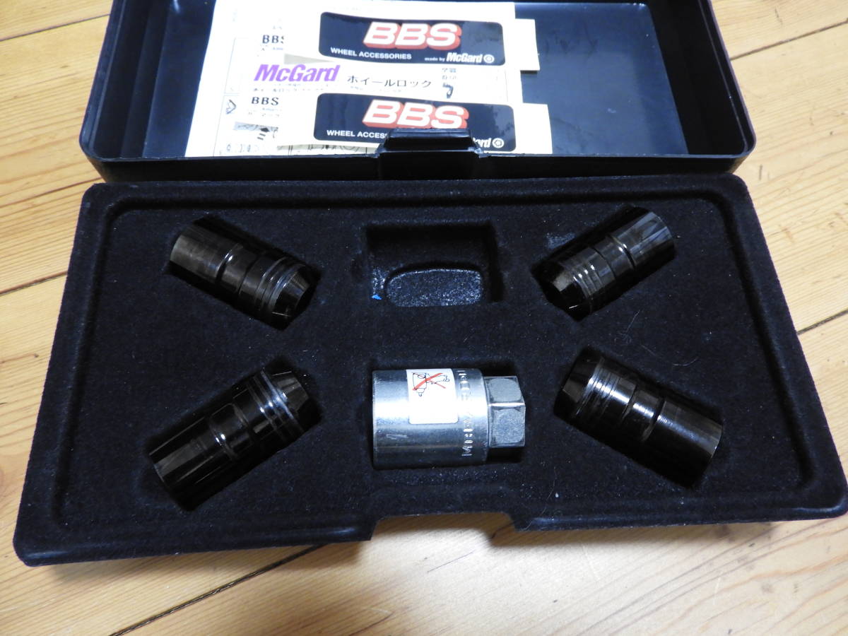 超美品 即決 BBS ロックナットキット M14×P1.5 トヨタ ホンダ レクサス 日産等に McGard マックガード製 ランクル レジェンド ls lc gt-r