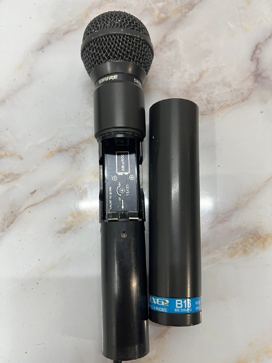 △4791 現状品 ワイヤレスマイク ヘッド SHURE SM58 REXER VX-803 
