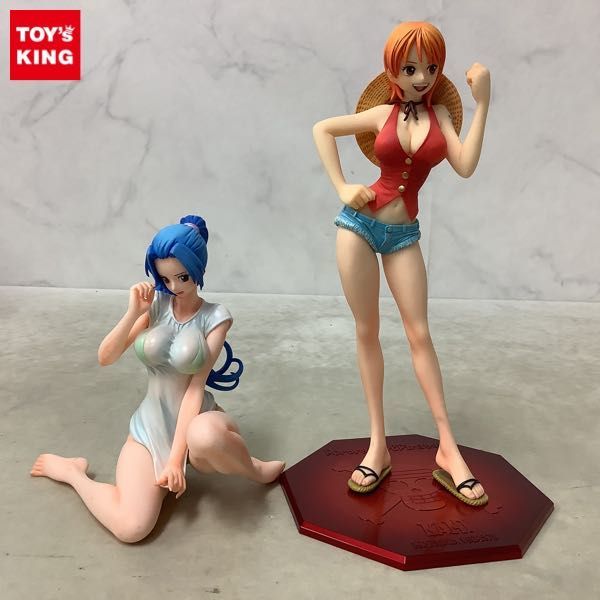 1円〜 ジャンク 箱無 ONE PIECE P.O.P LIMITED EDITION ナミ MUGIWARA 