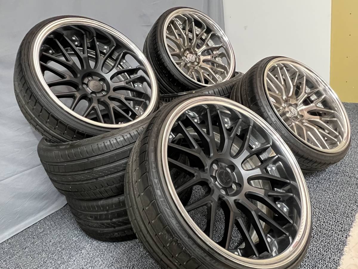 W252 VERZ-WHEELS KCV01 20インチ 10-30/10±0 5H-100 クリスタルグレー 