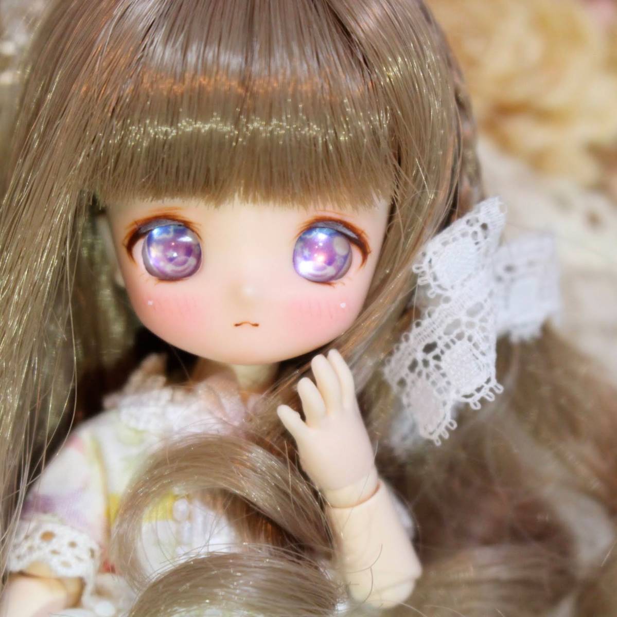 いちご姫〉OBドールヘッド カスタムヘッド E-01［OTOKO］+アイ /オビツ 
