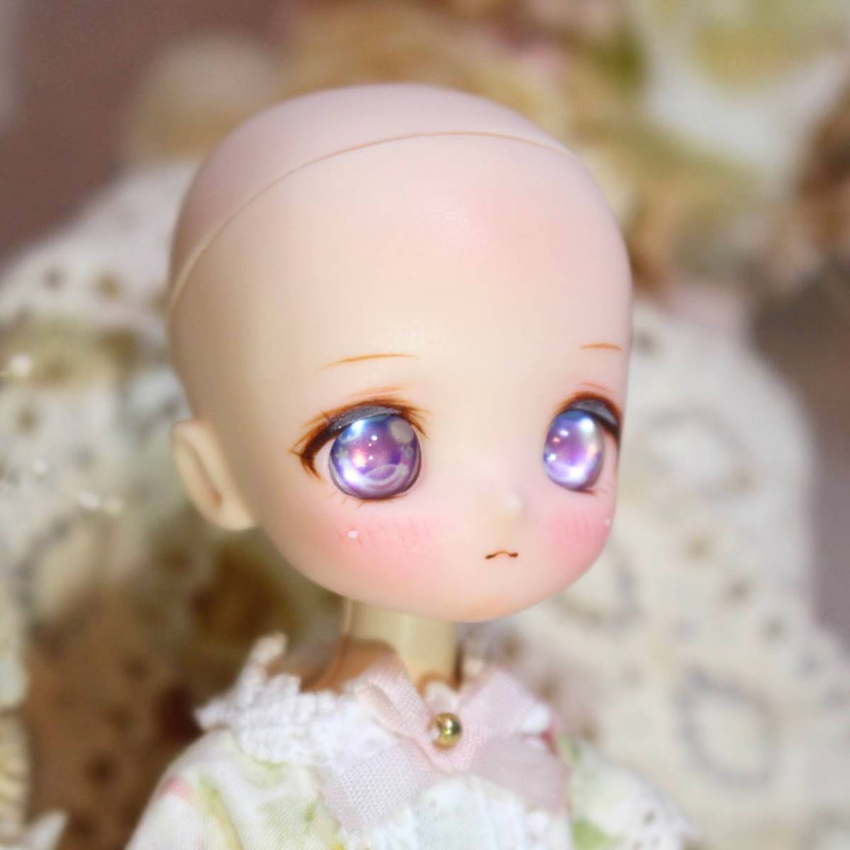 いちご姫〉OBドールヘッド カスタムヘッド E-01［OTOKO］+アイ /オビツ 