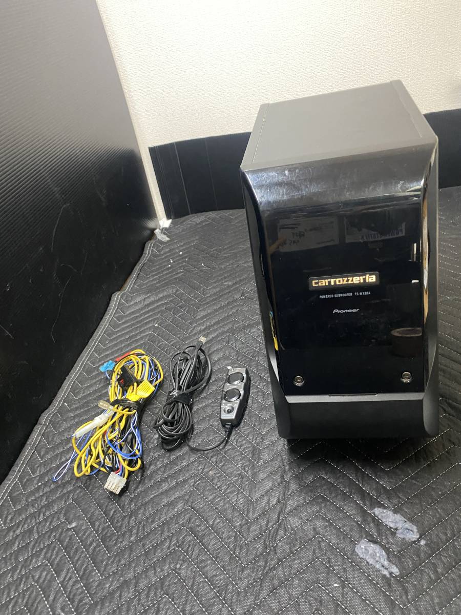 Carrozzeria Pioneer POWERED SUBWOOFER TS-WX88A 16cm×2　リモコン付き　カーオーディオ　ウーファー_1