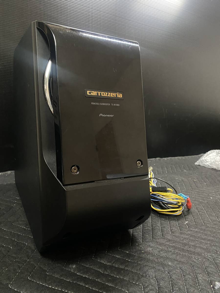 Carrozzeria Pioneer POWERED SUBWOOFER TS-WX88A 16cm×2　リモコン付き　カーオーディオ　ウーファー_2