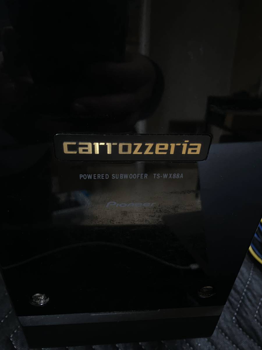 Carrozzeria Pioneer POWERED SUBWOOFER TS-WX88A 16cm×2　リモコン付き　カーオーディオ　ウーファー_7